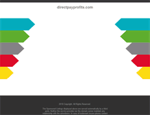 Tablet Screenshot of directpayprofits.com